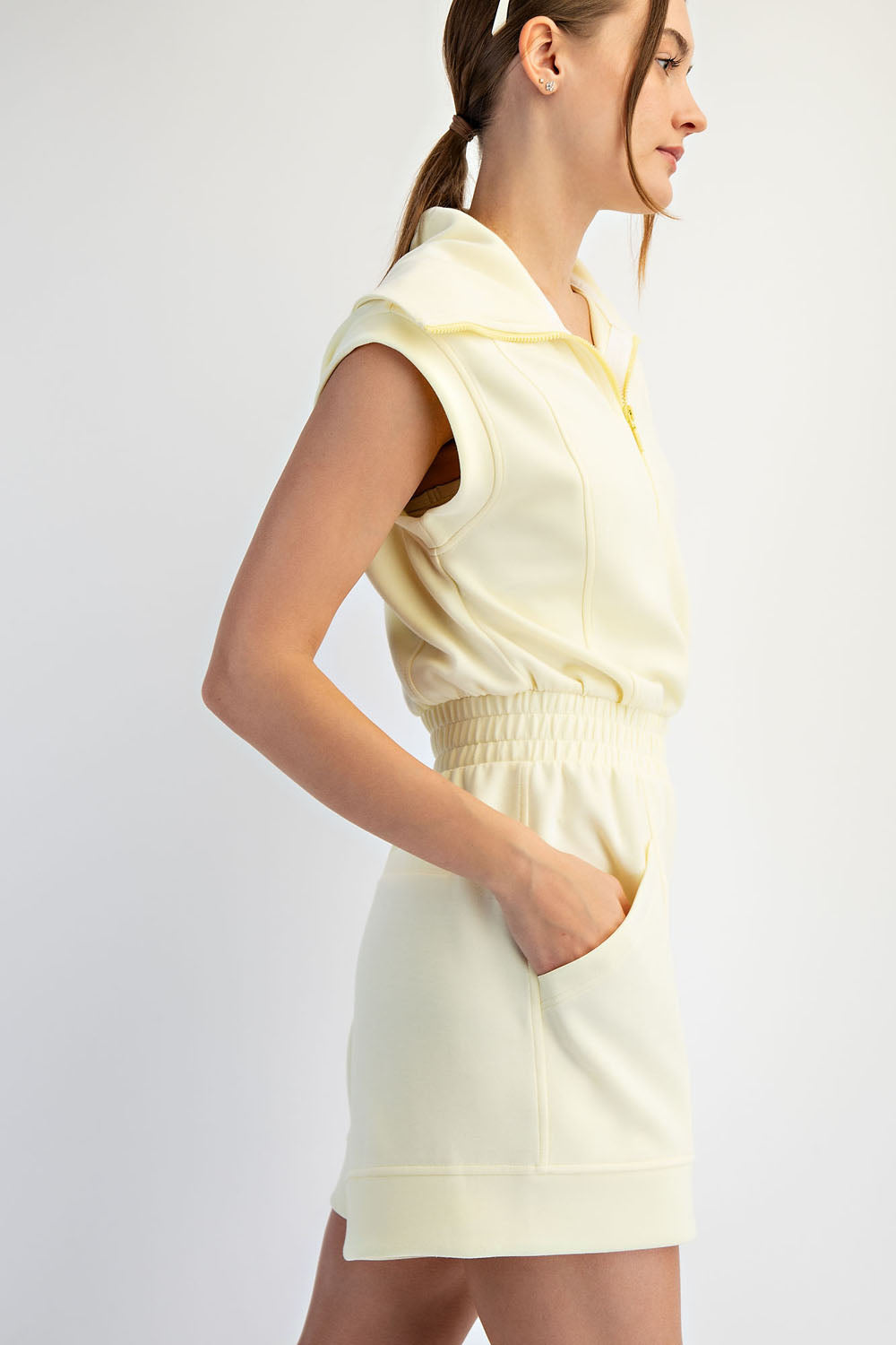 JP5102 Modal Scuba Luxe Sleeveless Romper