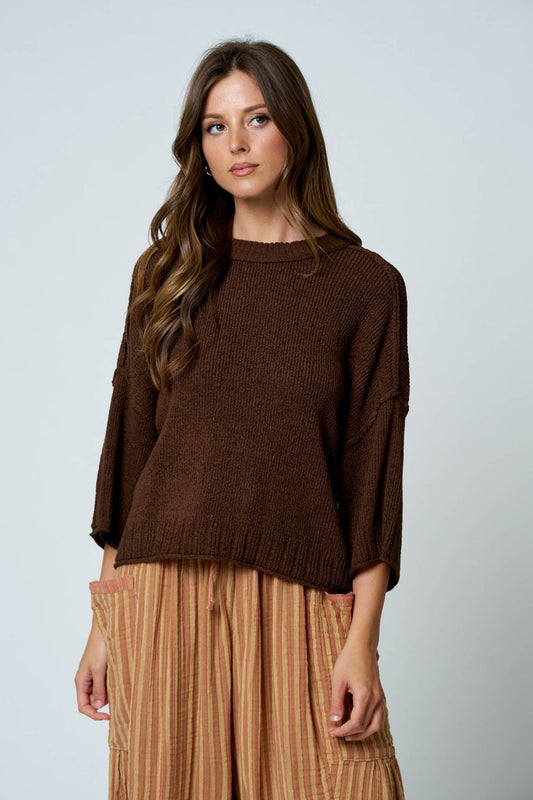 B6FT1003 Dolman Sleeve Top