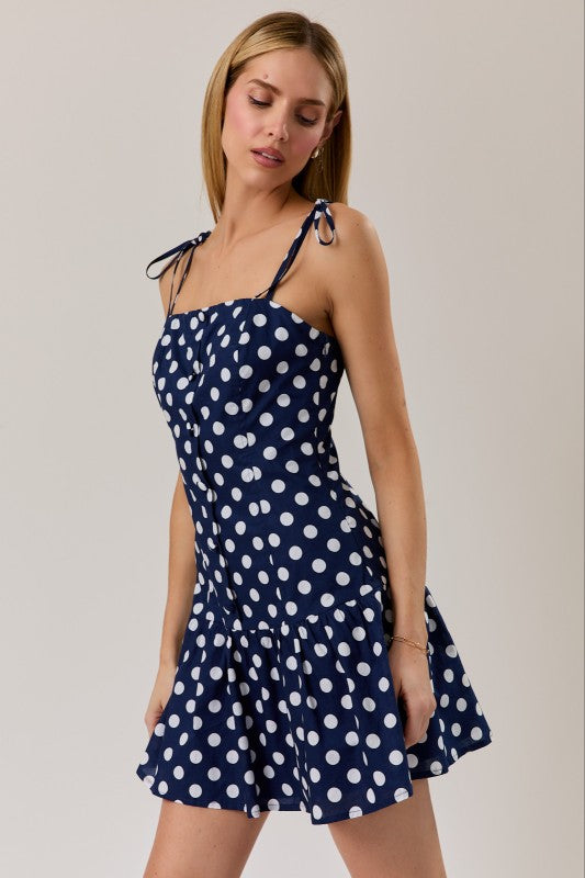 JD8097 Polka Dot Mini Dress