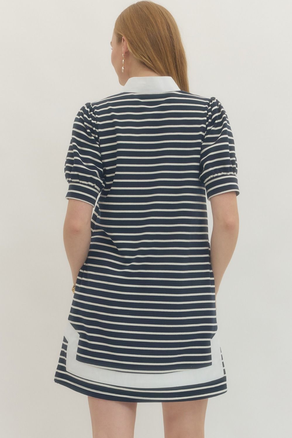 D29635 Stripe Mini Dress