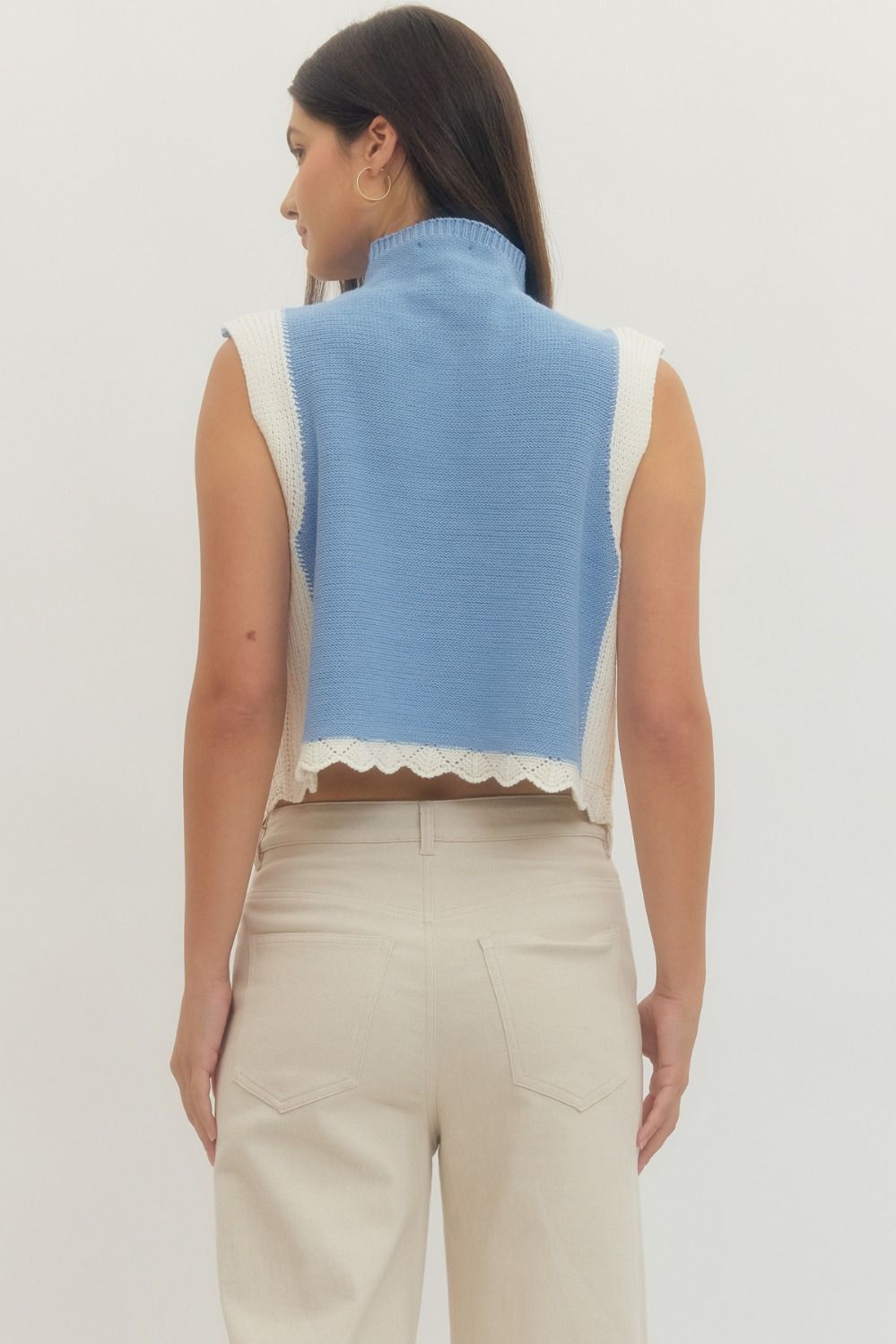 T29969 Colorblock Sleeveless Top
