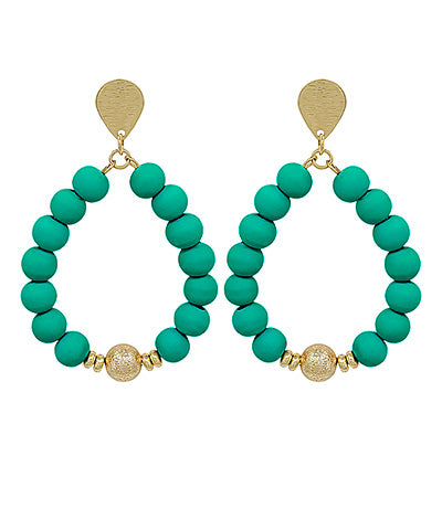 EP49245 Clay Ball Earrings