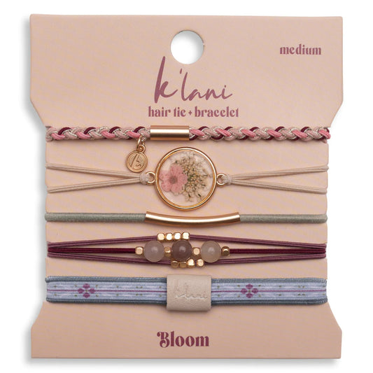 Bloom Hair Tie + Bracelet Set