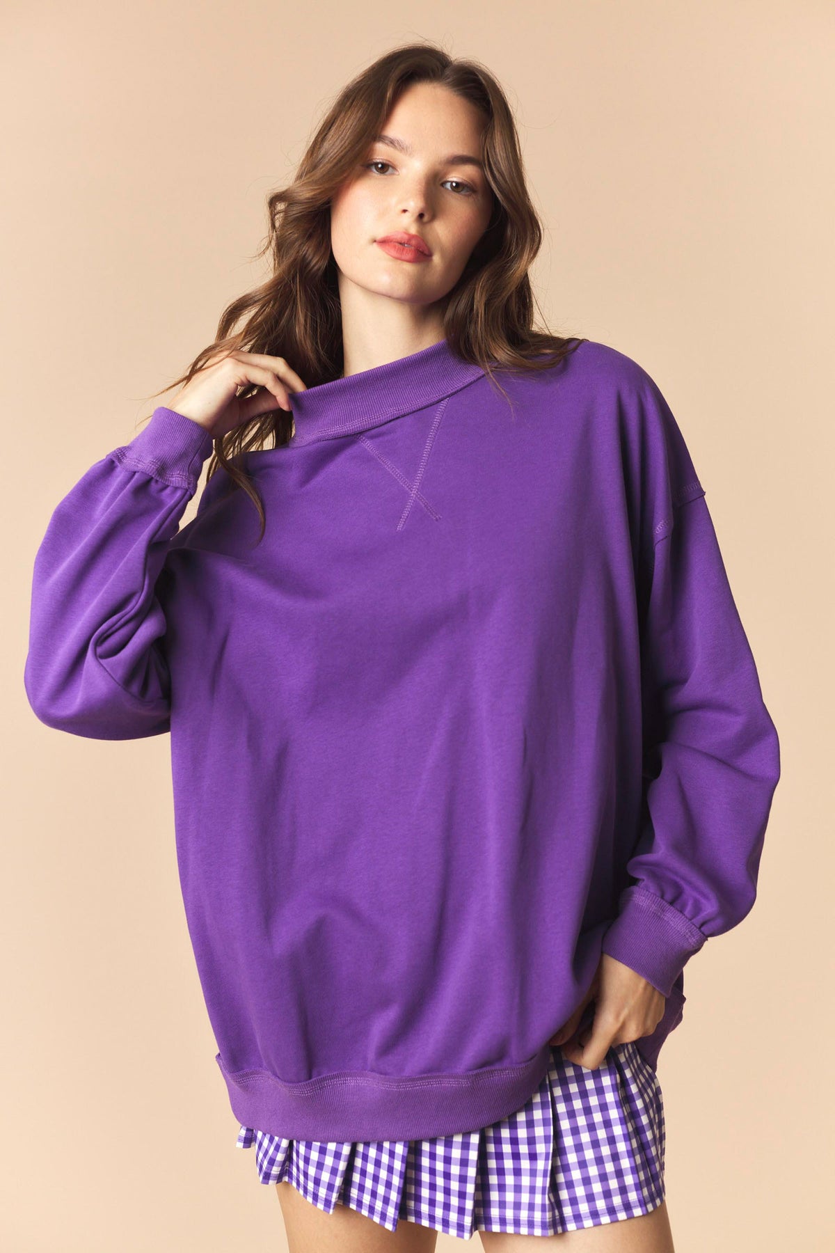 IKT300987-01 “It’s Gameday Y’all” Mock Neck Sweatshirt