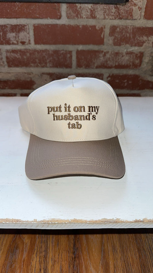 U-746 Put It On My Husband’s Tab Hat