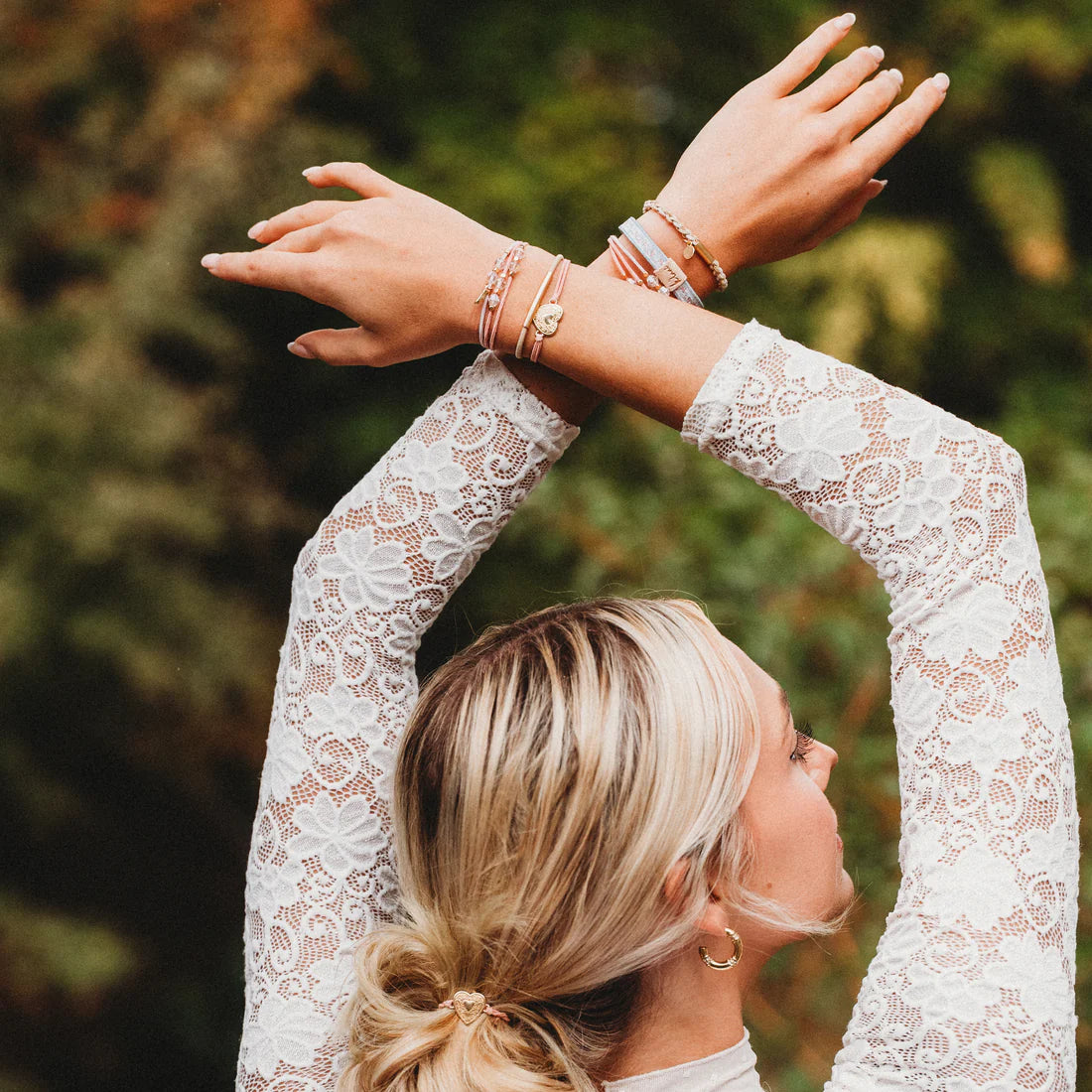 Relevé Hair Tie + Bracelet Set