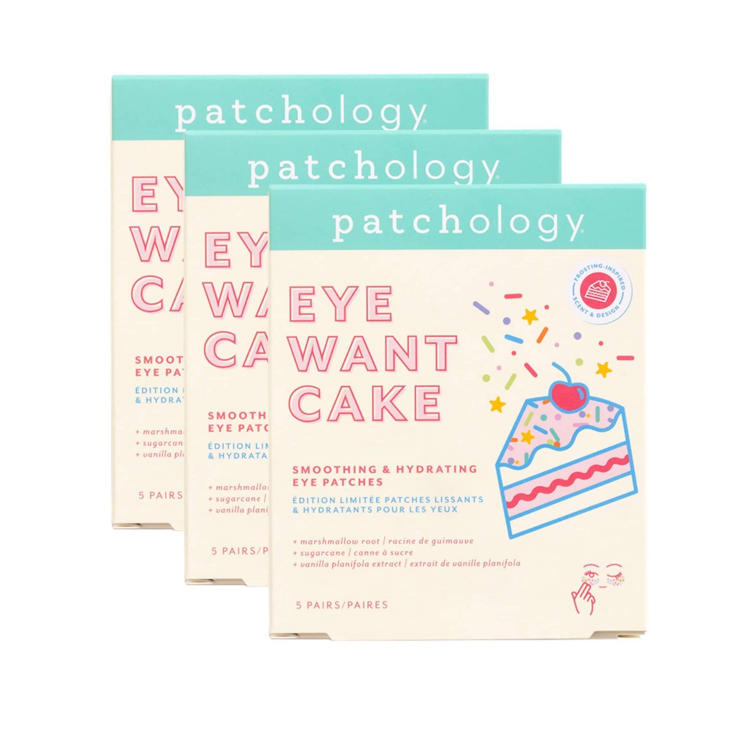 Eye Want Cake Confetti Eye Patches