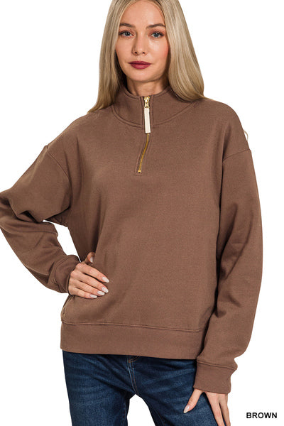 OT-4357D4 Fleece Half-Zip Sweatshirt