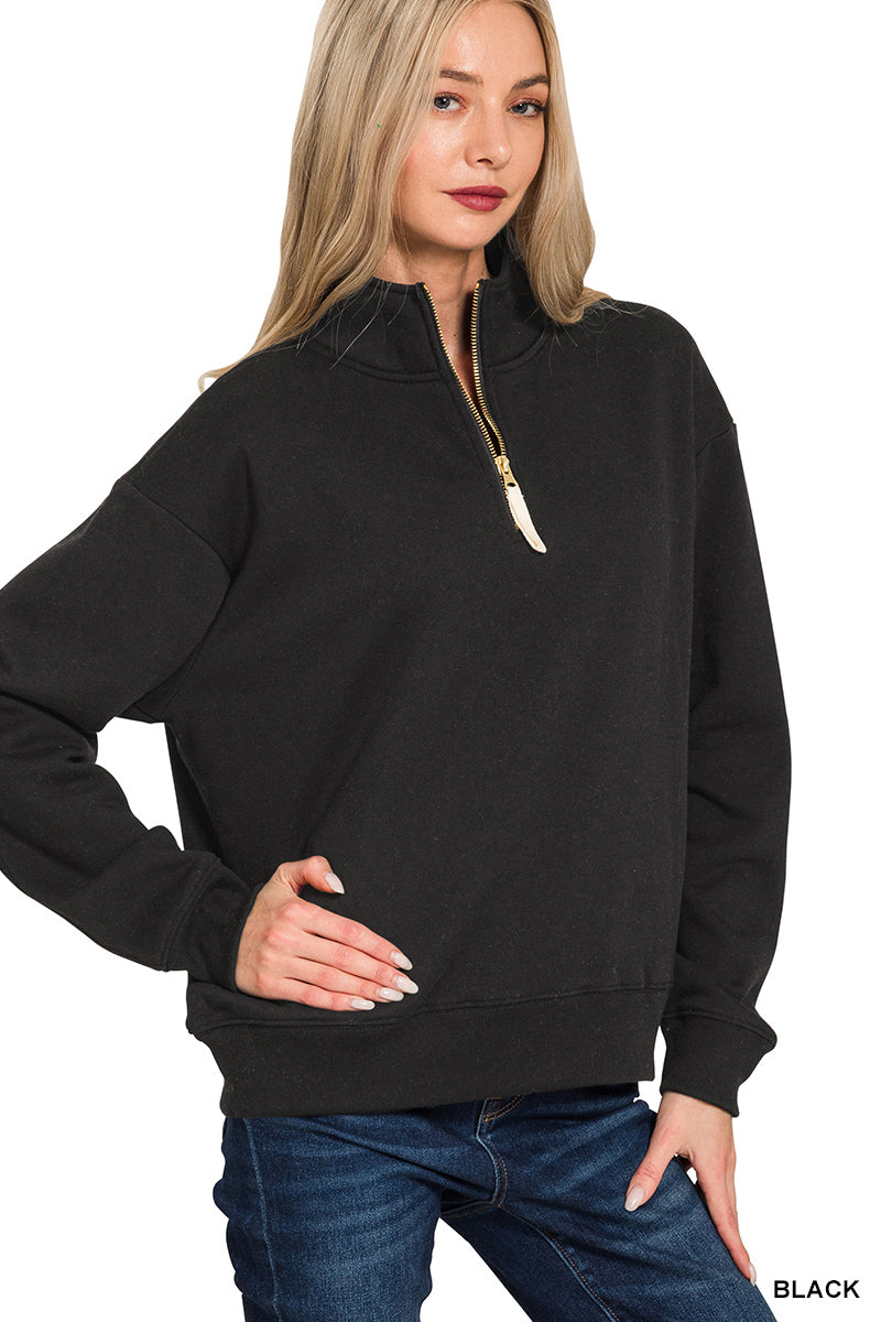 OT-4357D4 Fleece Half-Zip Sweatshirt