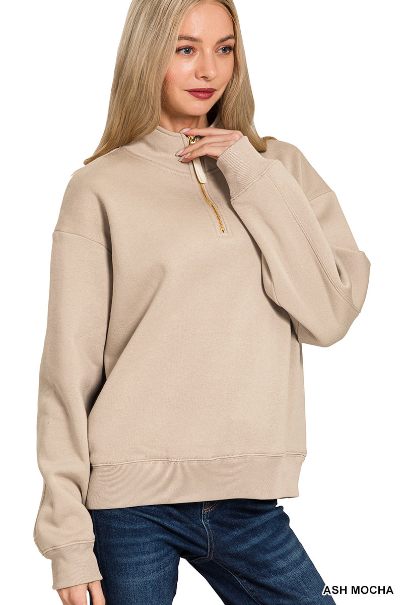 OT-4357D4 Fleece Half-Zip Sweatshirt