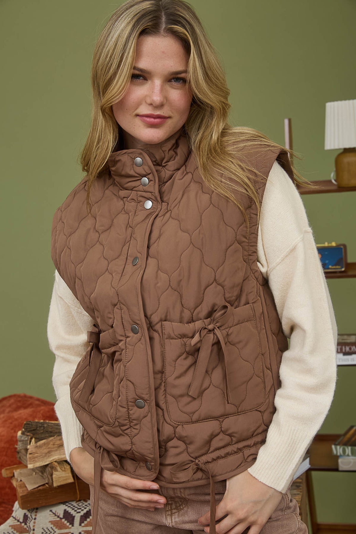 CR2684 Quilted Puffer Vest