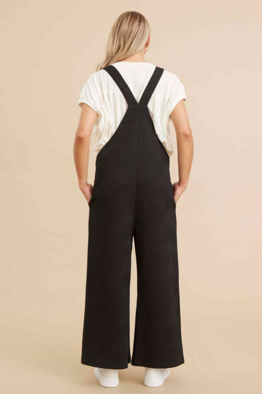 G11410 Textured Overalls