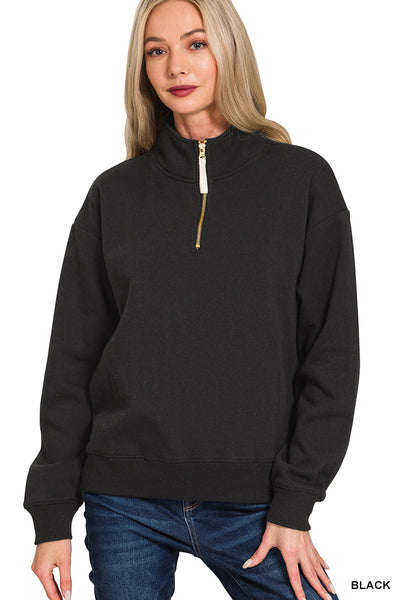 OT-4357D4 Fleece Half-Zip Sweatshirt