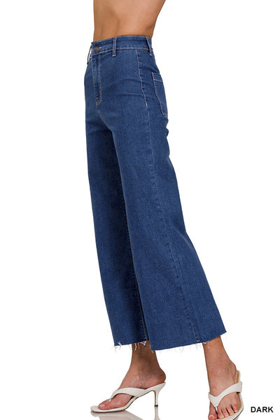 DTP-1972G7 Wide Leg Straight Denim Pants