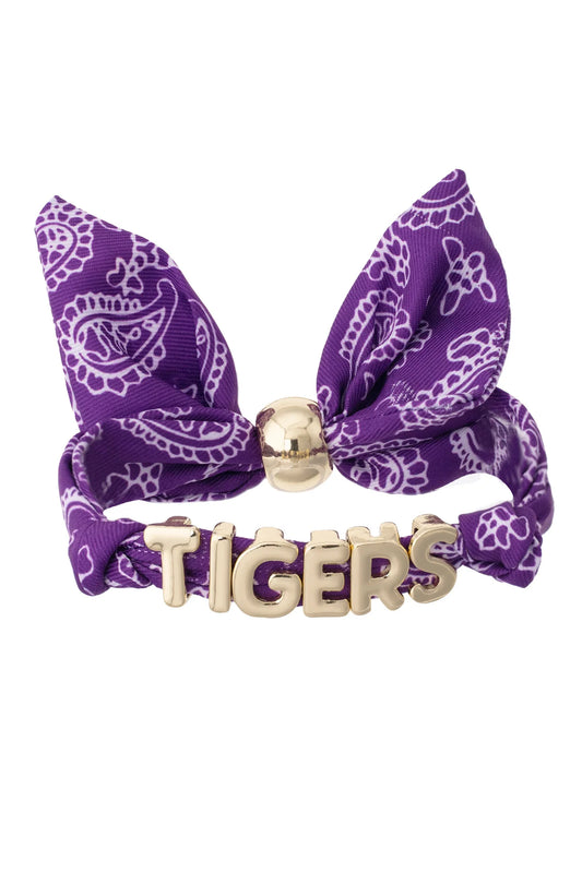 Tigers Bandana Slider Bracelet