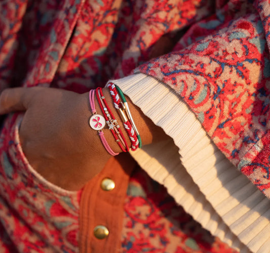 Joy Hair Tie + Bracelet Set