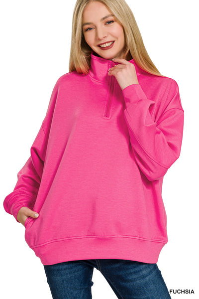 RLT-4056Y Scuba Half-Zip Pullover
