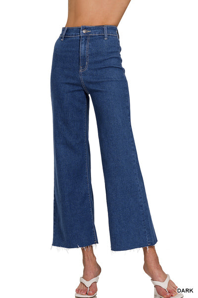 DTP-1972G7 Wide Leg Straight Denim Pants