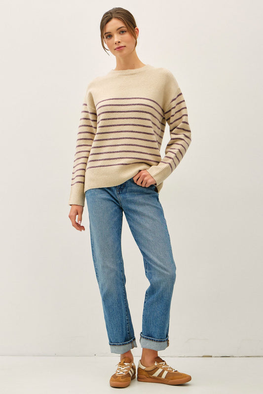 65114 Striped Sweater