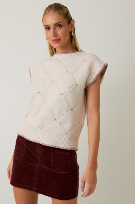 MWT20006 High Neck Sweater Top