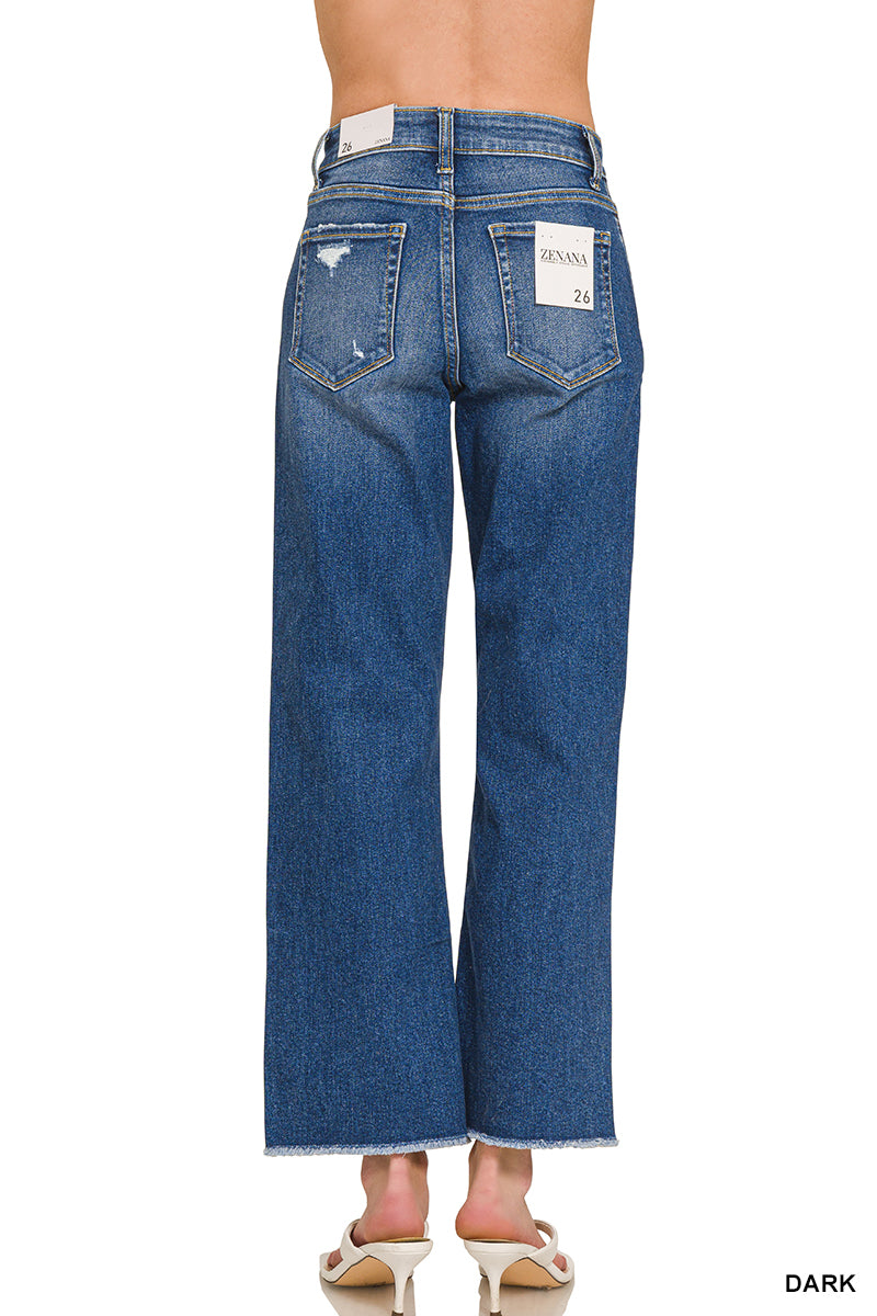 DTP-1992DD High Waisted Straight Leg Denim Jeans