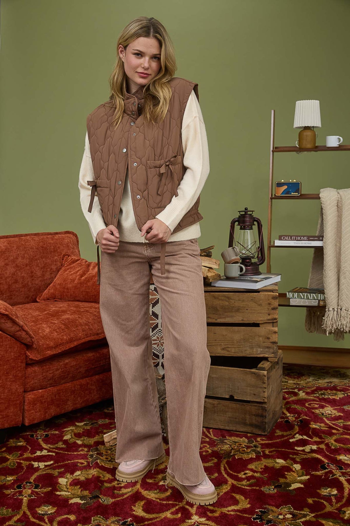 CR2684 Quilted Puffer Vest