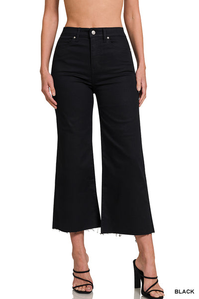 DOP-1617A High Rise Cropped Colored Pants