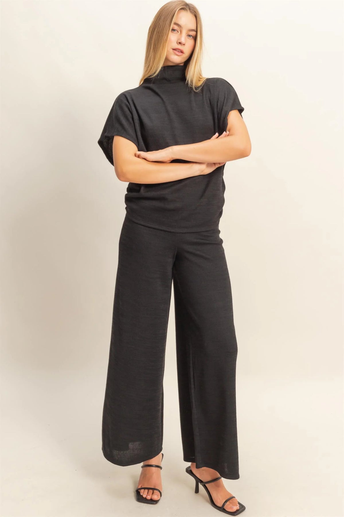 HF26F225-SET-D Dolman Sleeve Top and Pants Set