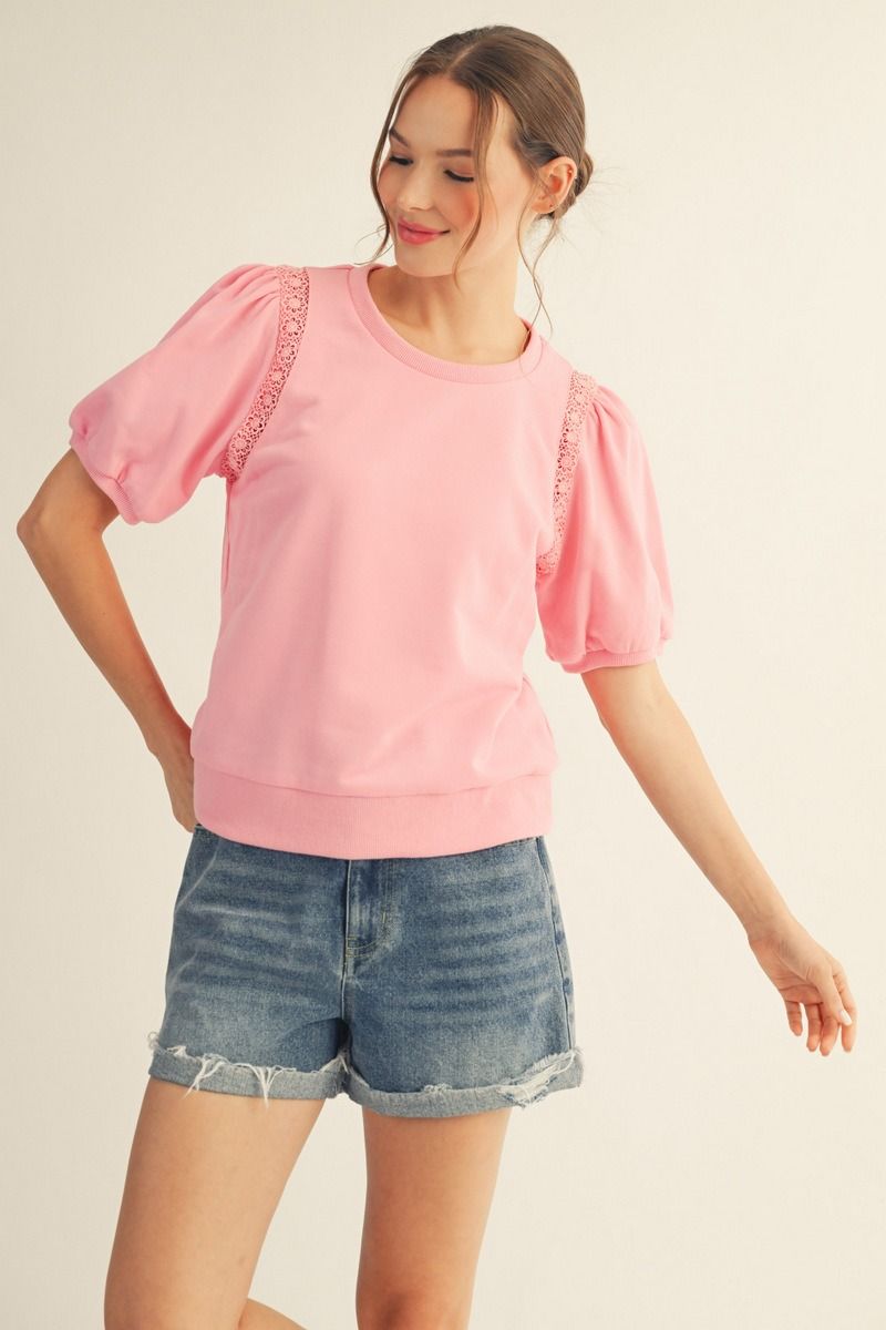 M50246 Solid Casual Top