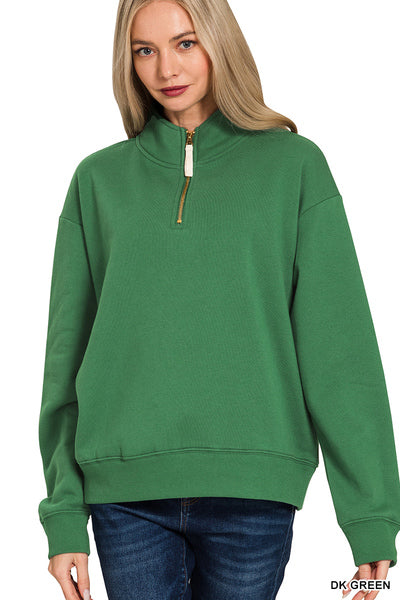 OT-4357D4 Fleece Half-Zip Sweatshirt
