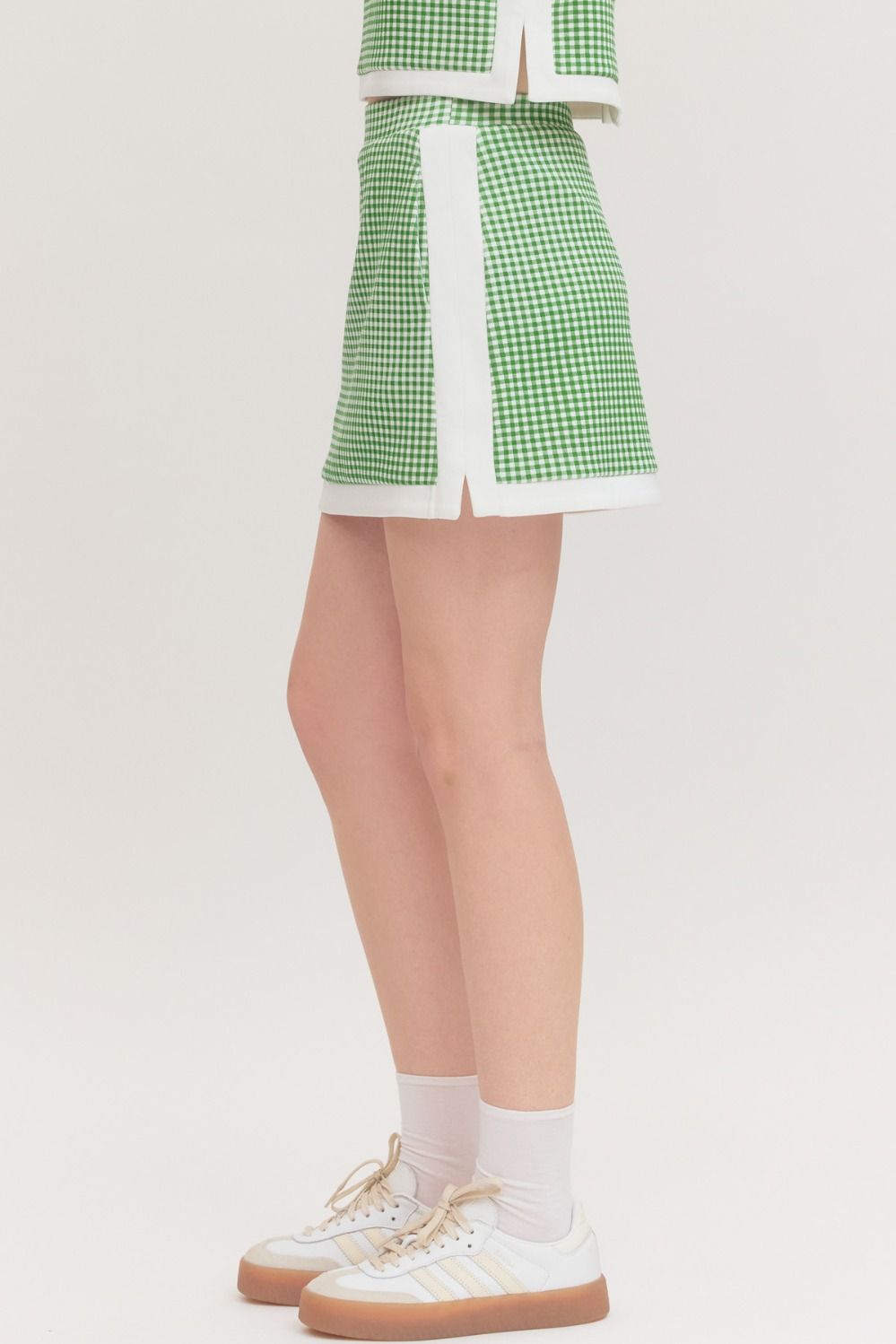 S31709 Gingham Mini Skirt