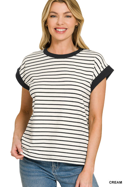 CT-3534Y Stripe Tee