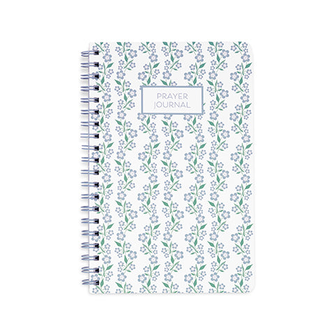 Blue Floral Prayer Journal