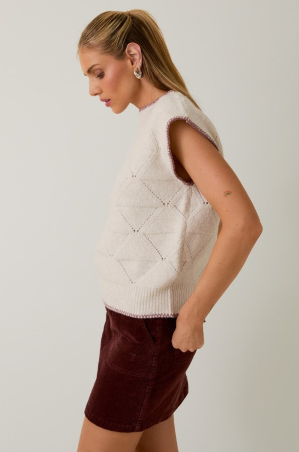 MWT20006 High Neck Sweater Top