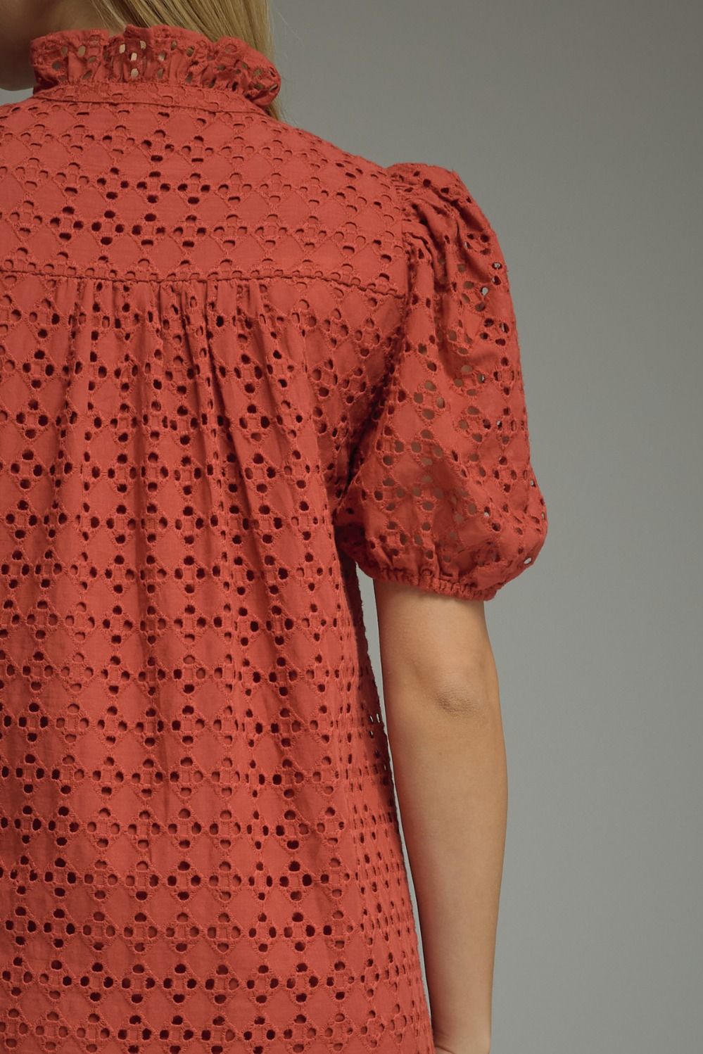 D29377 Eyelet Midi Dress