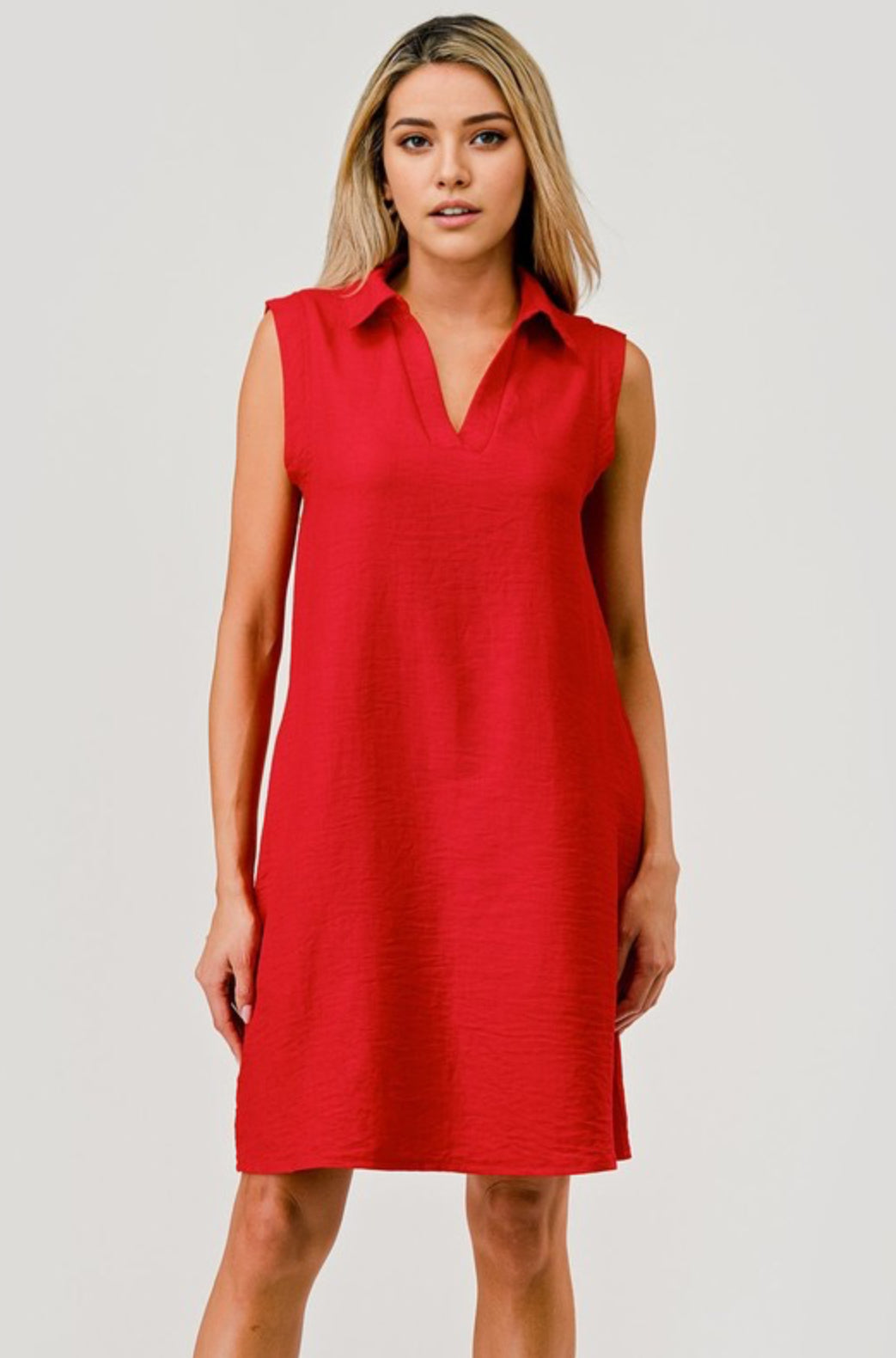 Elle Collared Polo Shift Dress