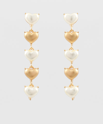 EP50784 Heart Drop Earrings
