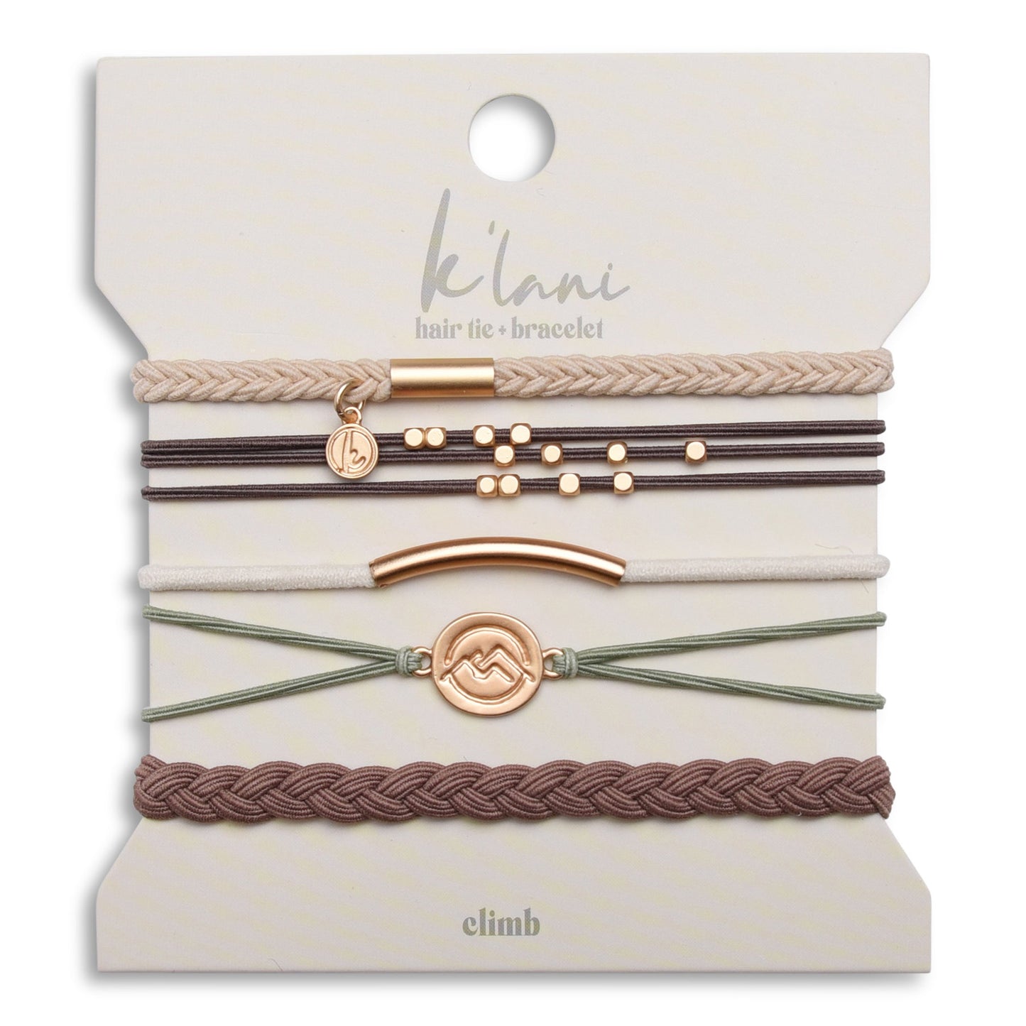 Climb Hair Tie + Bracelet Set