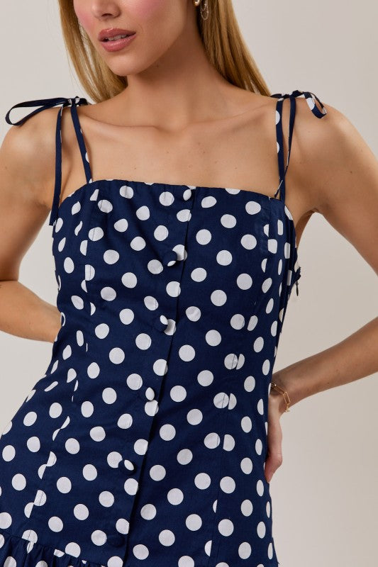 JD8097 Polka Dot Mini Dress