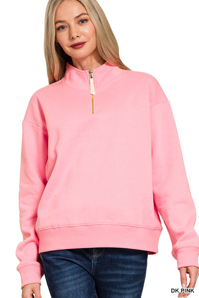 OT-4357D4 Fleece Half-Zip Sweatshirt