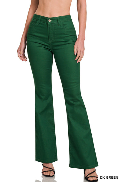 DOP-1612A Bootcut Colored Pants