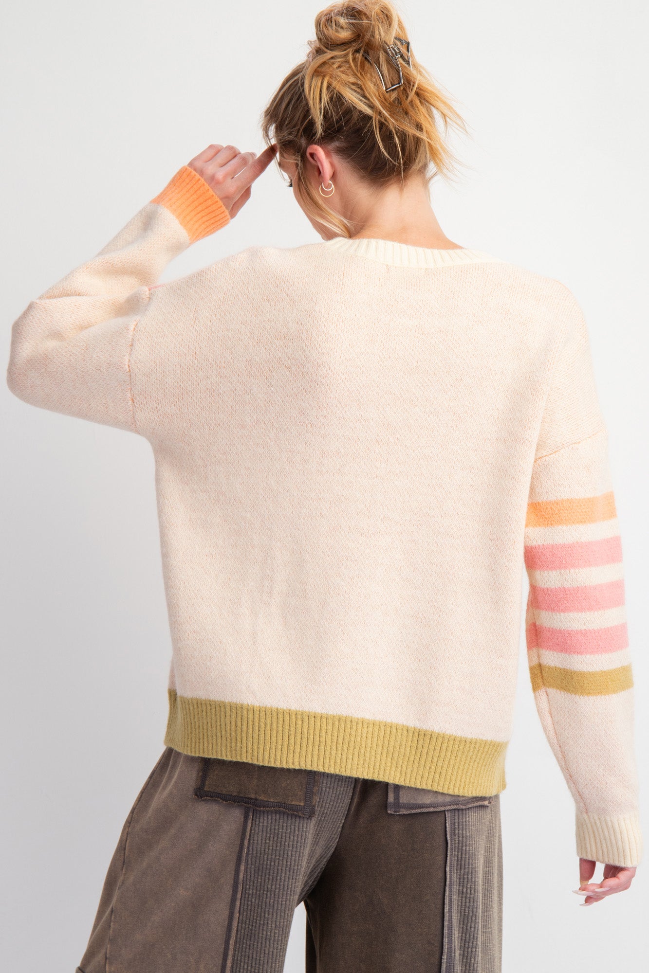 ET71027 Star Pattern Sweater