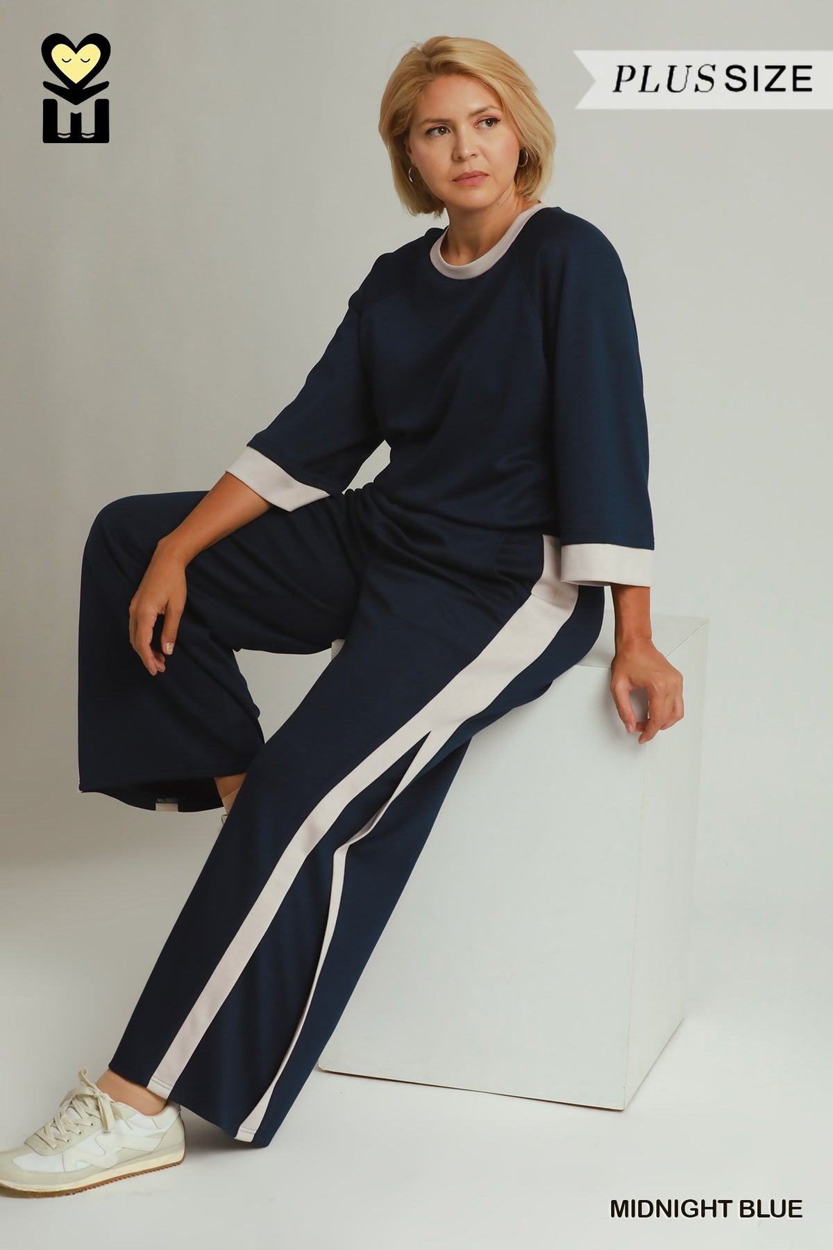 WH1119-P Curvy Colorblock Side Stripe Pants