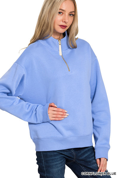 OT-4357D4 Fleece Half-Zip Sweatshirt