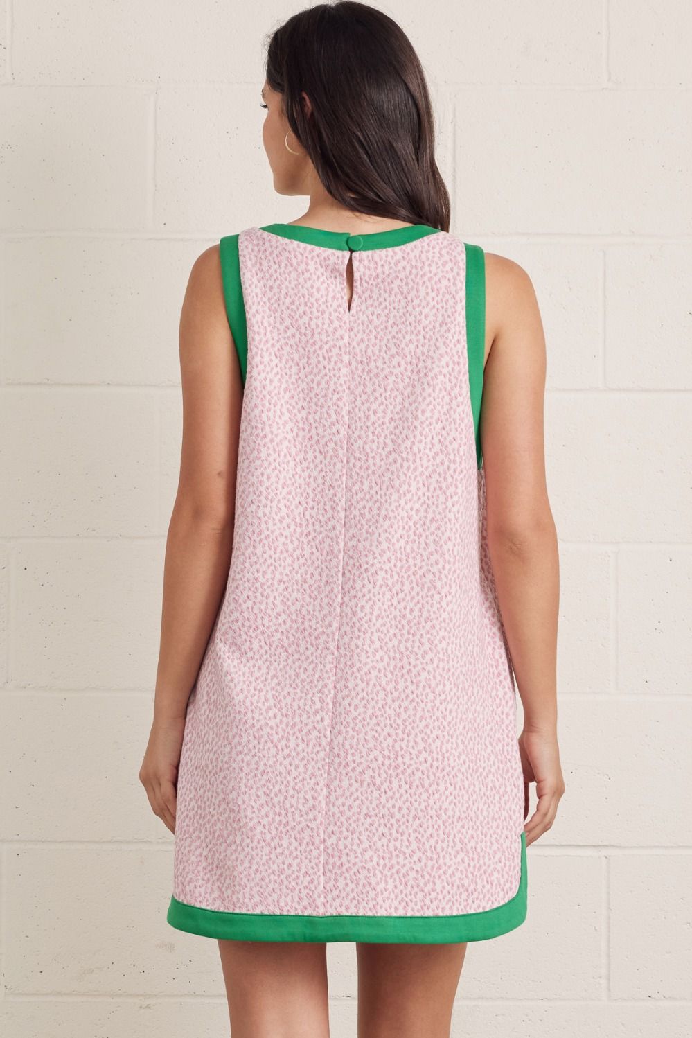 D30663 Textured Mini Dress