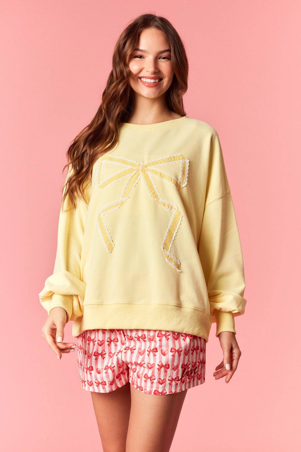 IKT300394-03 Bow Detail Sweatshirt