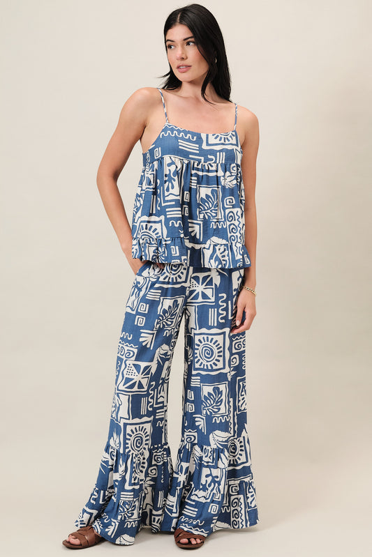 EP2700 Abstract Printed Pants
