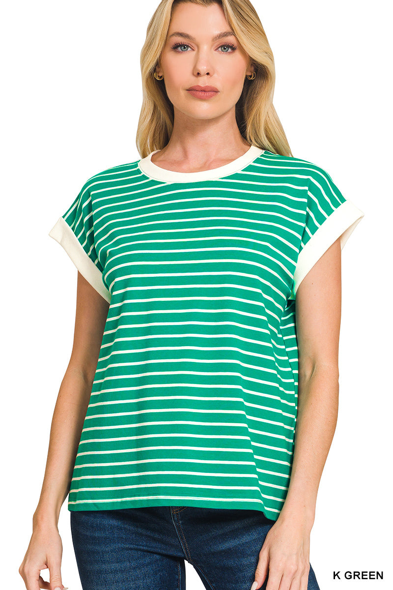 CT-3534Y Stripe Tee