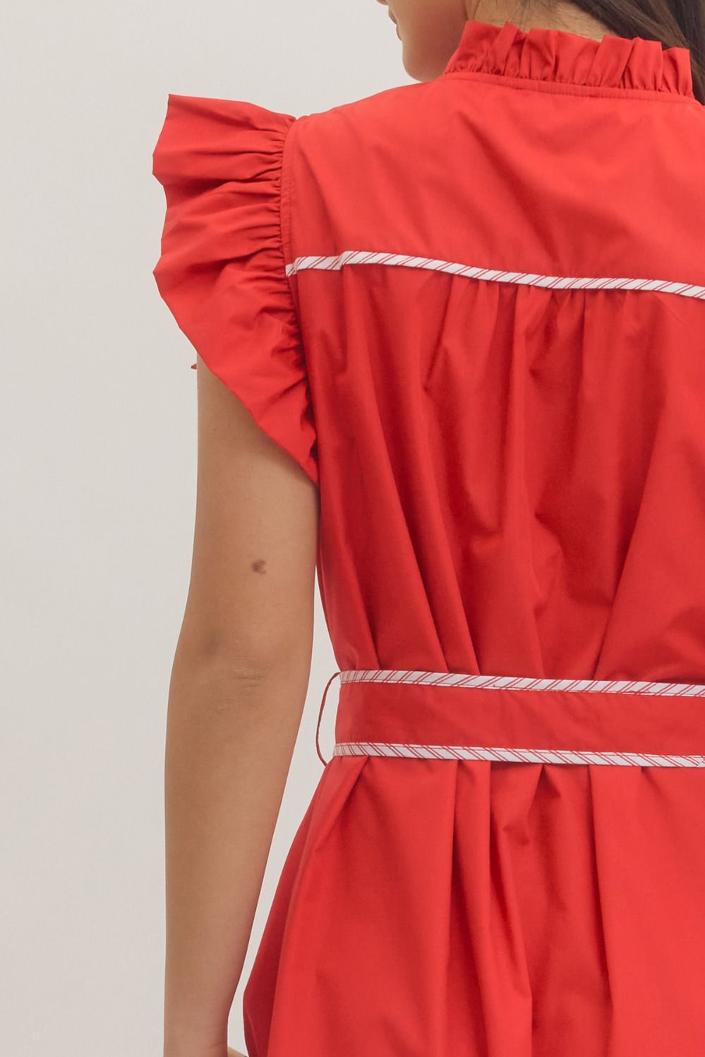 D31409 Solid Midi Dress