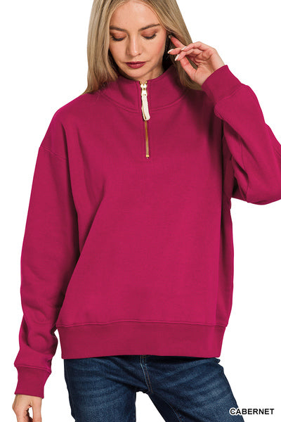 OT-4357D4 Fleece Half-Zip Sweatshirt